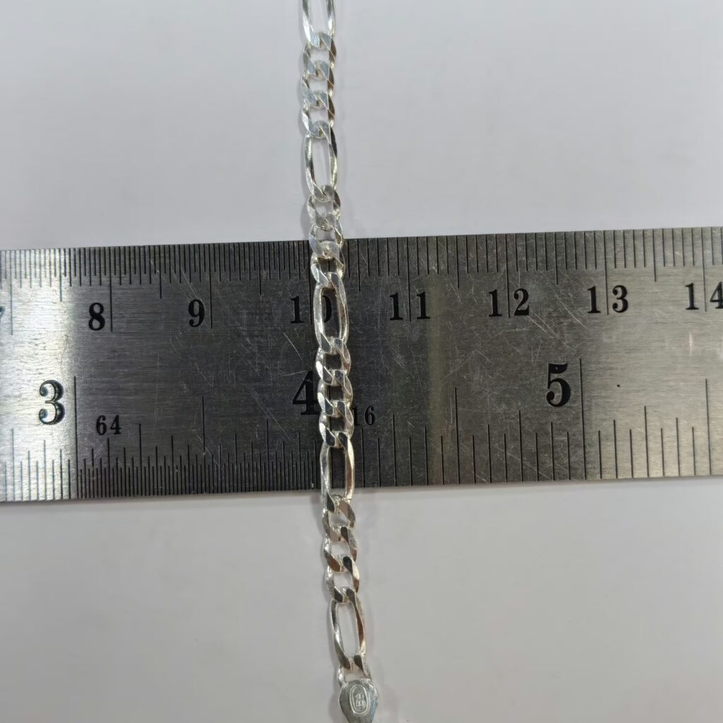 สร้อยคอเงินแท้ 925 ลายฟิกาโร่ 3.5มิล ยาว 24นิ้ว 10.3กรัม