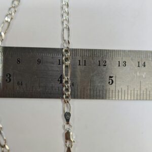 สร้อยคอเงิน 925 ลายฟิกาโร่ 4มิล ยาว24นิ้ว 12กรัม