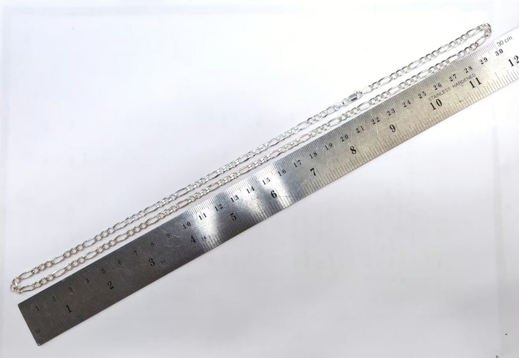 สร้อยคอเงิน 925 ลายฟิกาโร่ 4มิล ยาว24นิ้ว 12กรัม